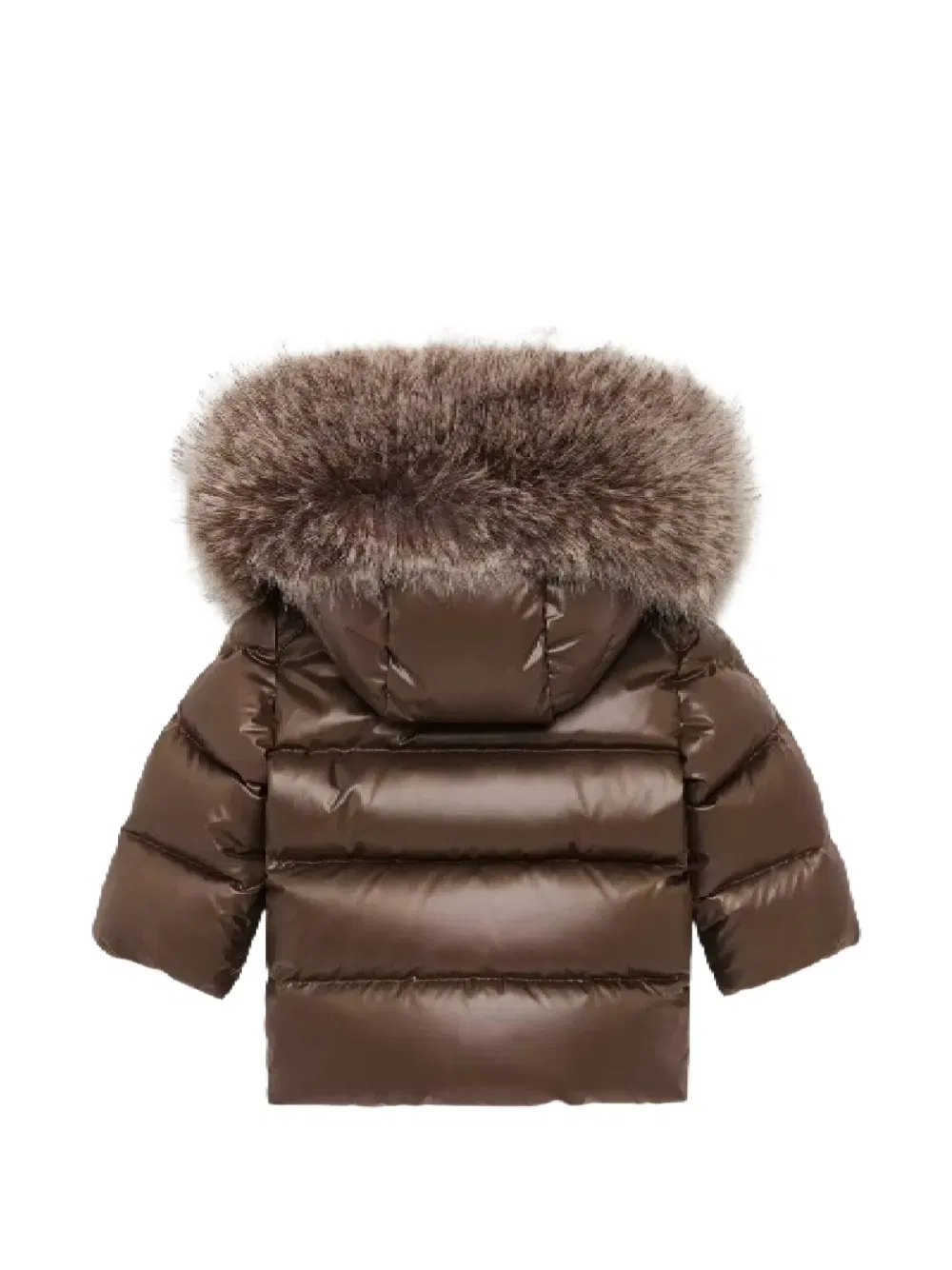Куртка утепленная K2F Moncler Enfant, коричневый — фото 2