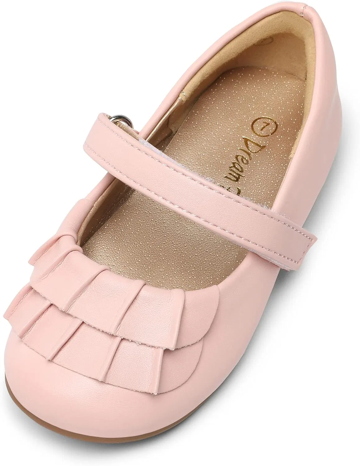 Детские балетки для девочек с цветочным принтом DREAM PAIRS, Pink