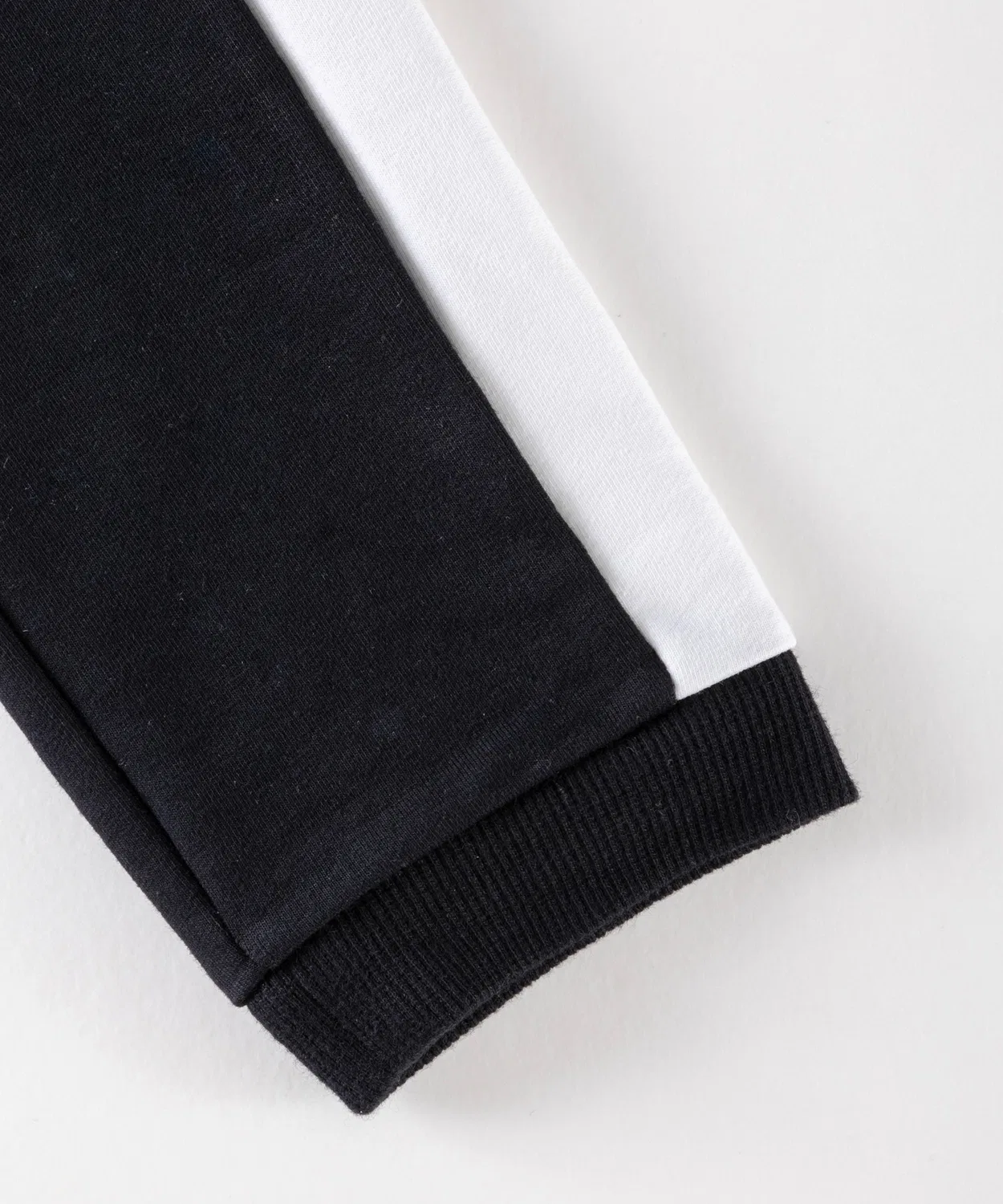 Детские брюки с боковыми лампасами из футера с эластаном, модель TC, trois lapins kp, Charcoal Grey — фото 3