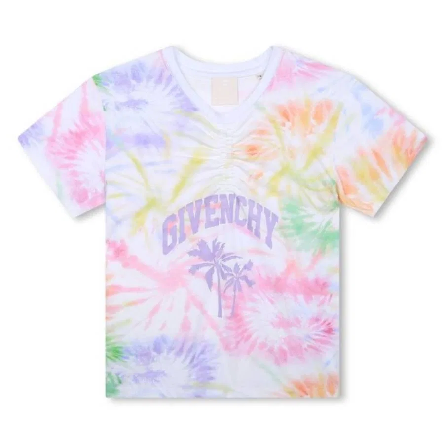 Футболка с принтом Girls Tie-Dye Logo Givenchy, Unique