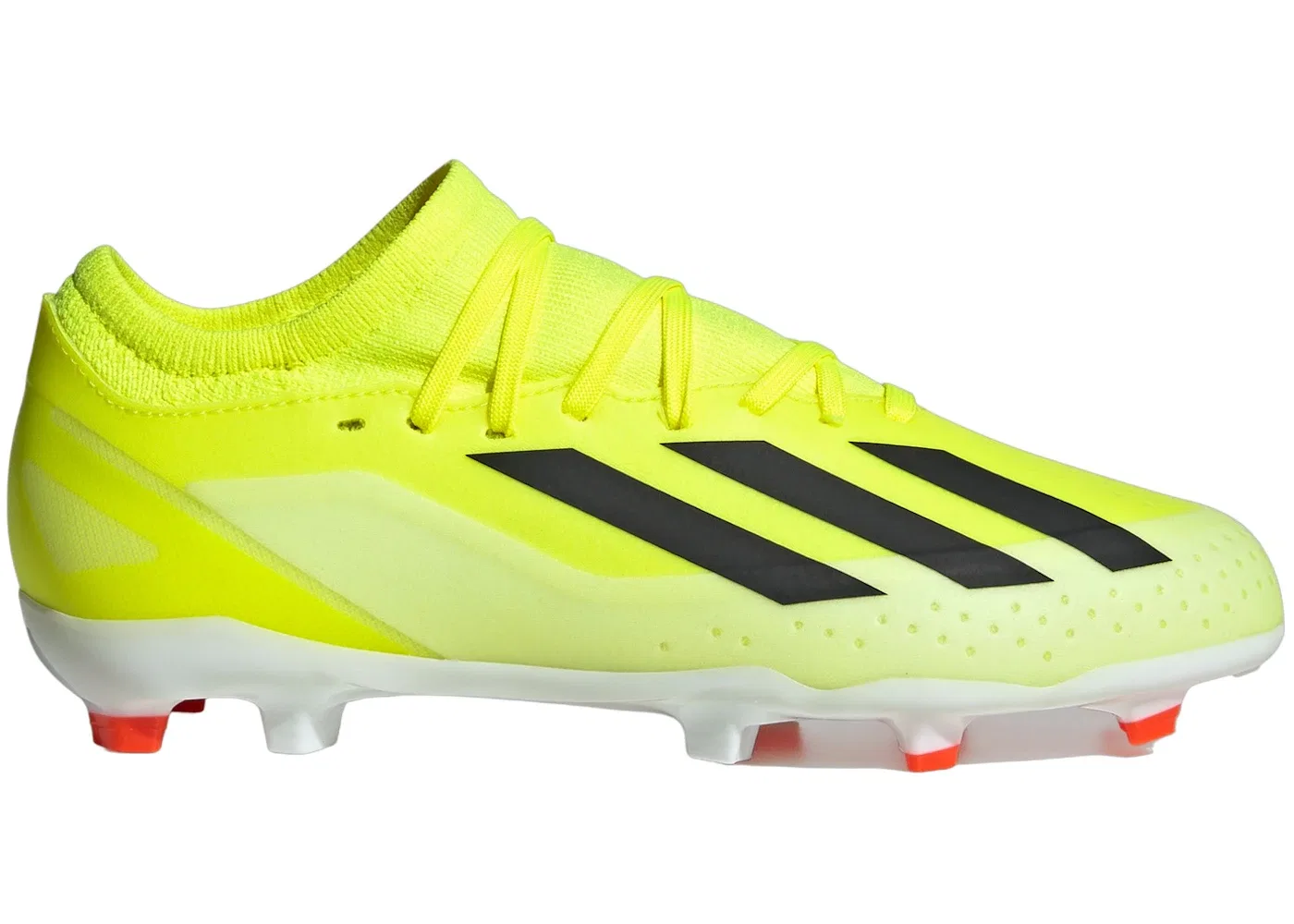 Детские бутсы с принтом Adidas Crazyfast League FG, Team Solar Yellow 2 Core Black Cloud White