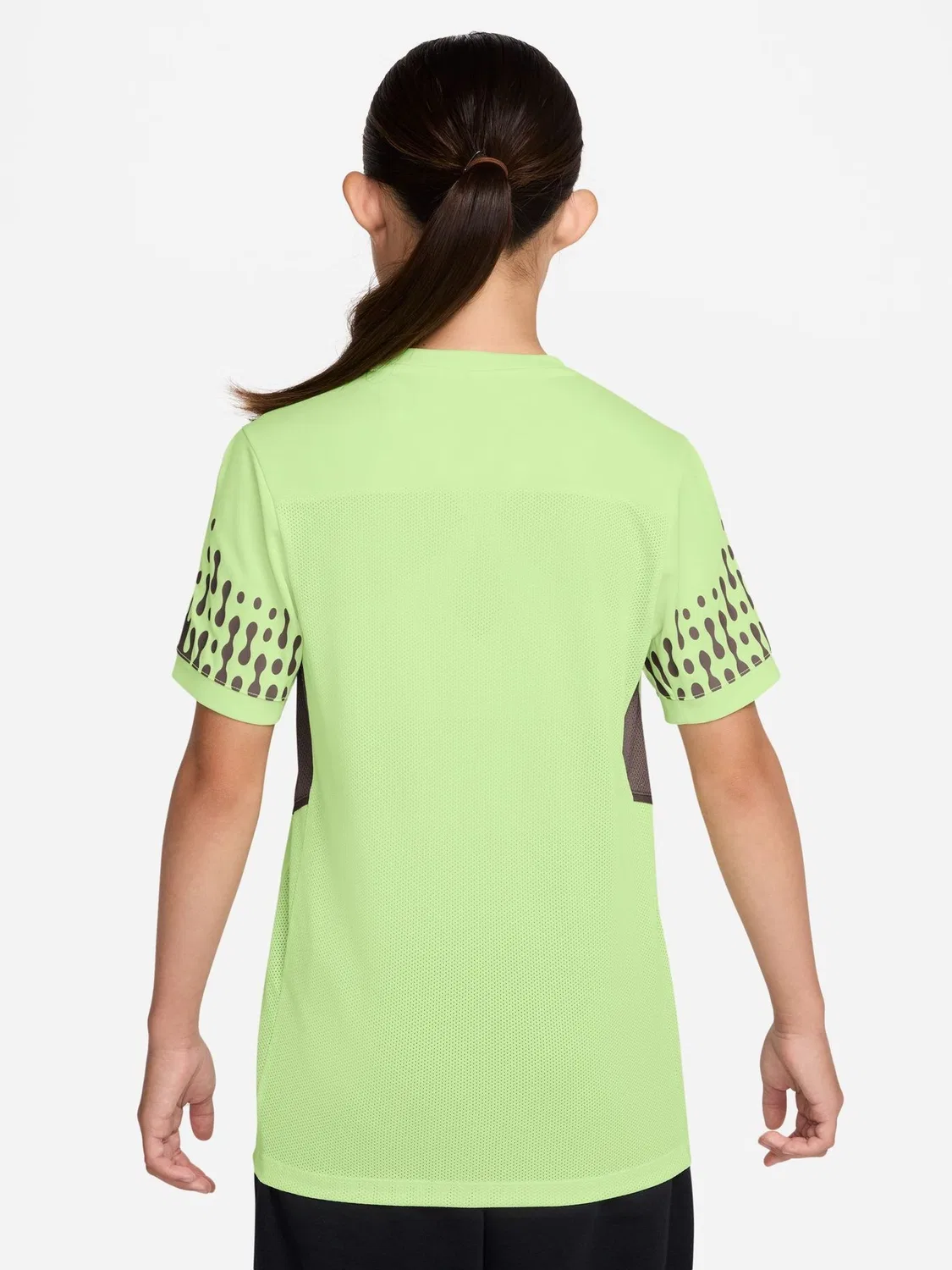 Футболка футбольная Kylian Mbappé Academy Dri-FIT Nike, Liquid Lime — фото 2