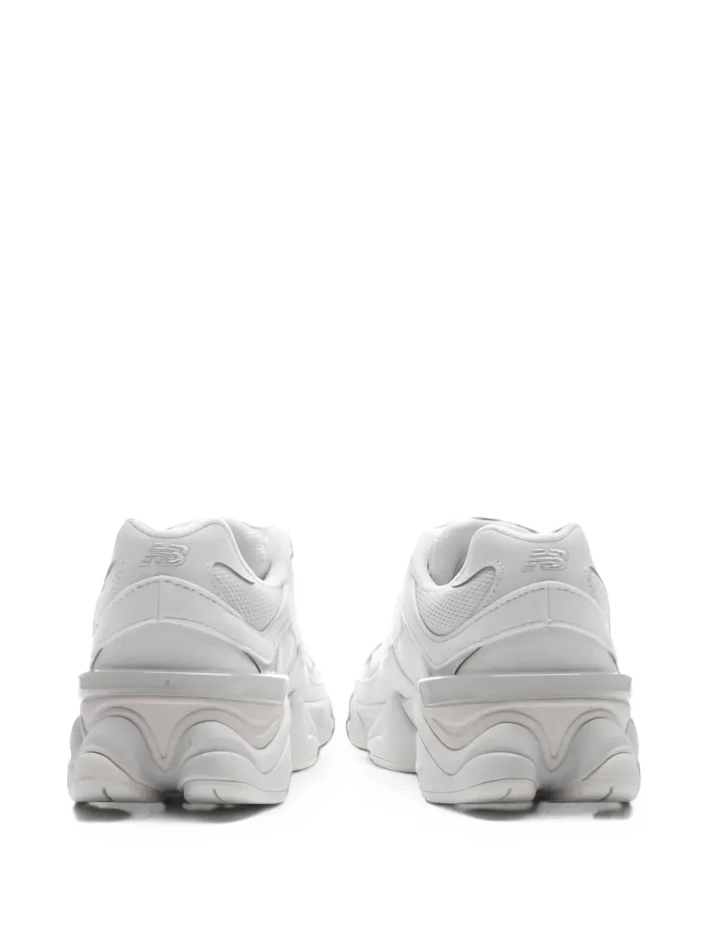 Кроссовки 9060 на шнуровке GS New Balance Kids, белый — фото 4