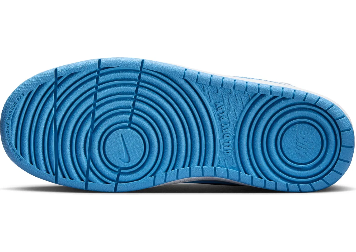 Детские кроссовки для мальчиков с кожаным верхом Court Borough Mid 2 NIKE, White Blue Beyond — фото 4