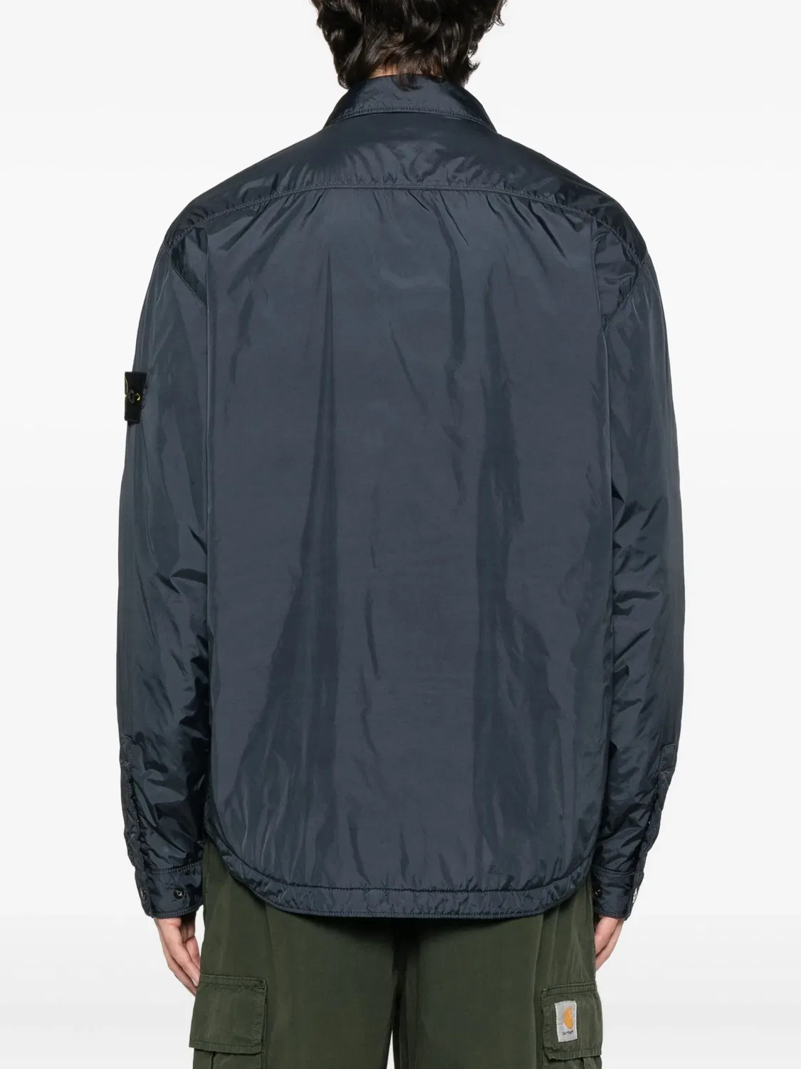 Куртка на молнии с карманами Stone Island, синий — фото 2
