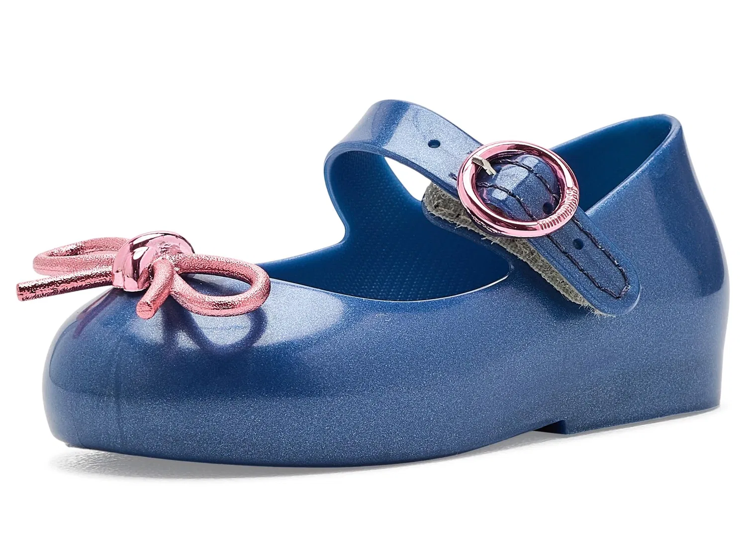 Балетки Sweet Love Chrome (для малышей и маленьких детей) Mini Melissa, Blue/Pink