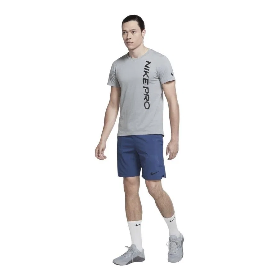 Спортивная футболка с коротким рукавом Nike Pro Men's Short-Sleeve Top CU4975-073-073, Серый