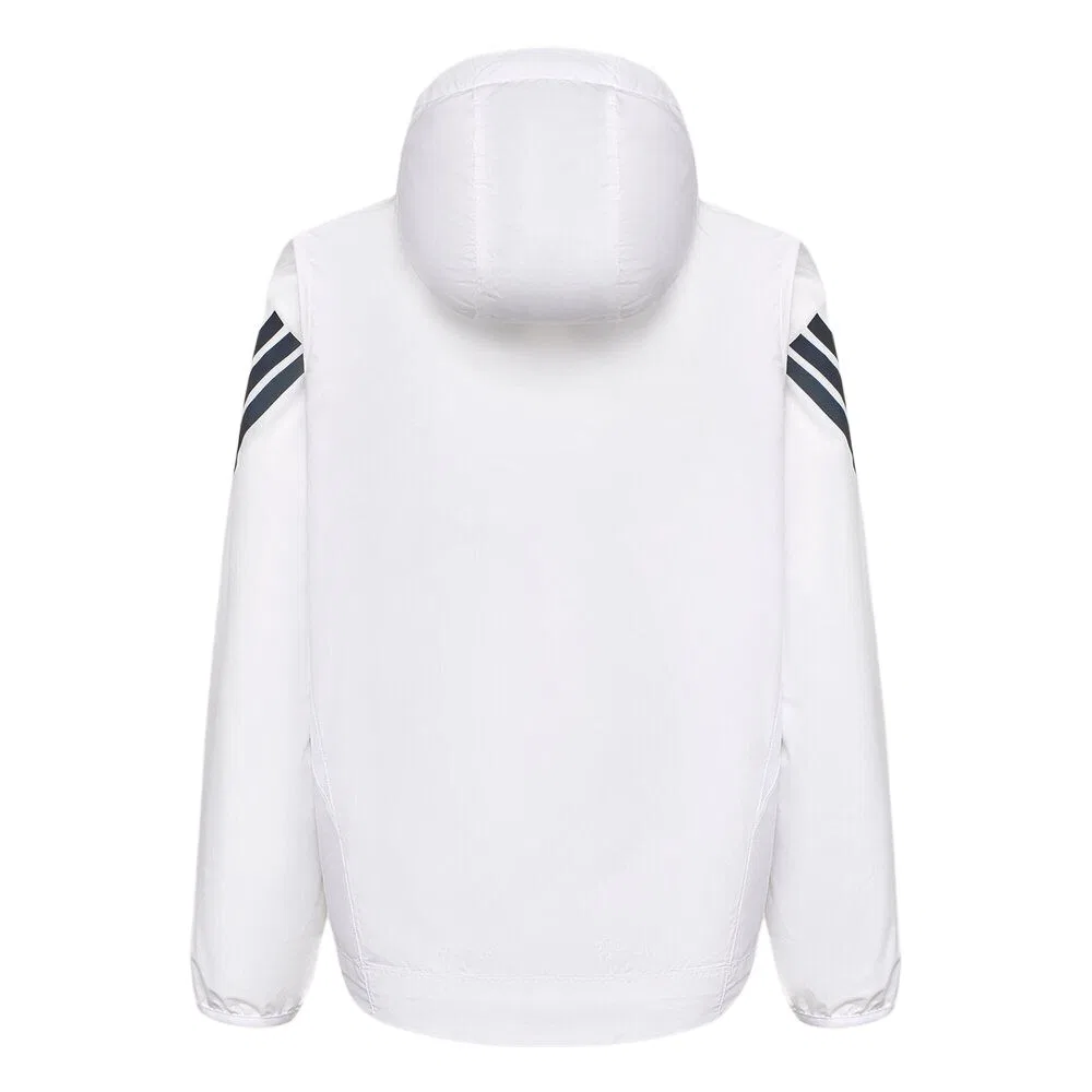 Женская куртка с капюшоном Adidas, White/Black — фото 3