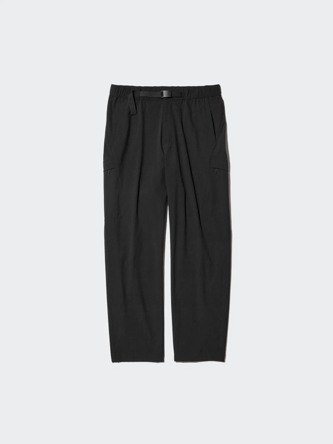 Брюки эластичные унисекс Uniqlo, черный — фото 3