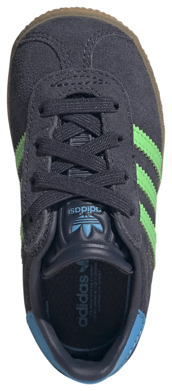 Кроссовки для мальчиков Gazelle Adidas, цвет Screaming Green/Shadow Navy/Lucid Aquamarine — фото 4