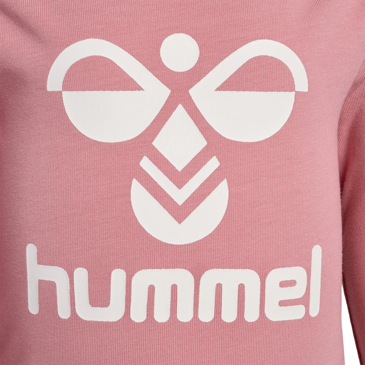 Детский боди для девочек с длинным рукавом Hummel Marie, Роза — фото 4