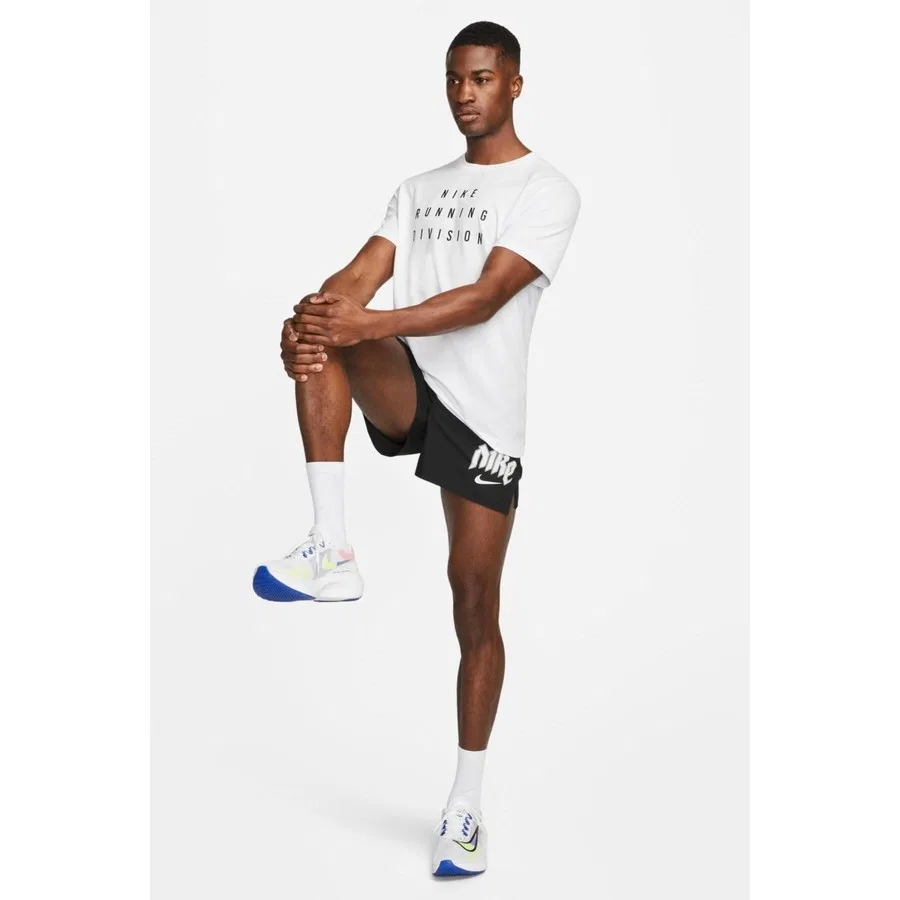 Футболка с длинным рукавом Dri Fit Running Division Nike, Белый — фото 3