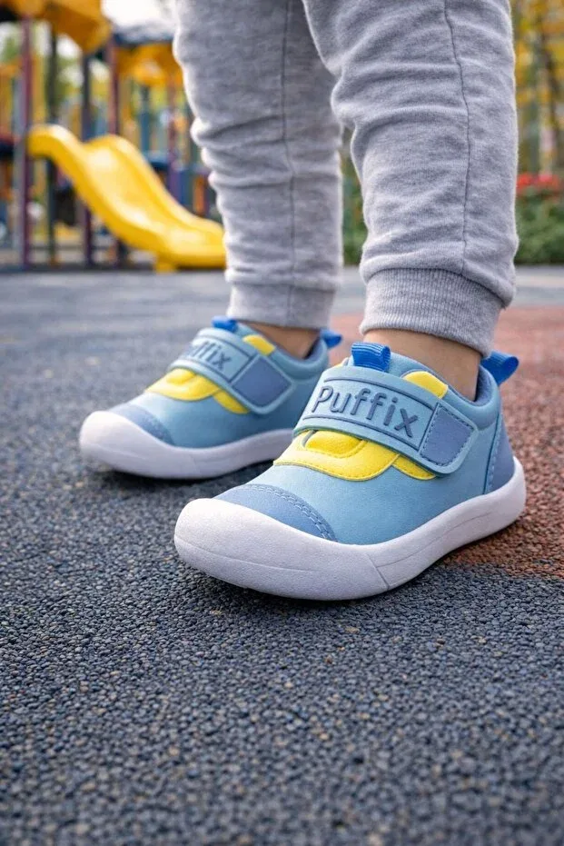 Детские ортопедические сандалии с липучкой Babetty, Blue-Yellow