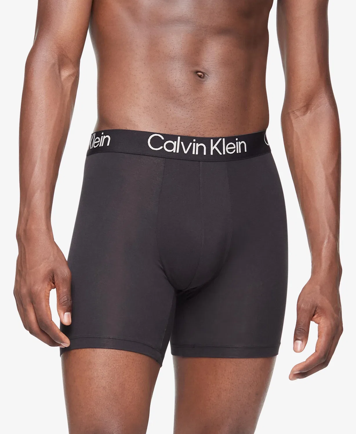 Мужские боксеры из модала Calvin Klein, Black, Black — фото 2
