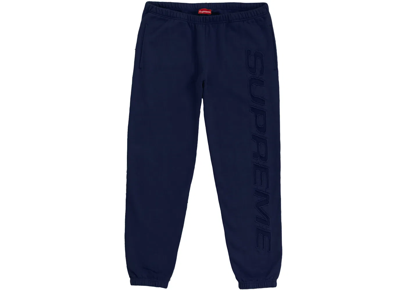 Мужские спортивные штаны с длинным рукавом Supreme Set In Logo Sweatpant Navy
