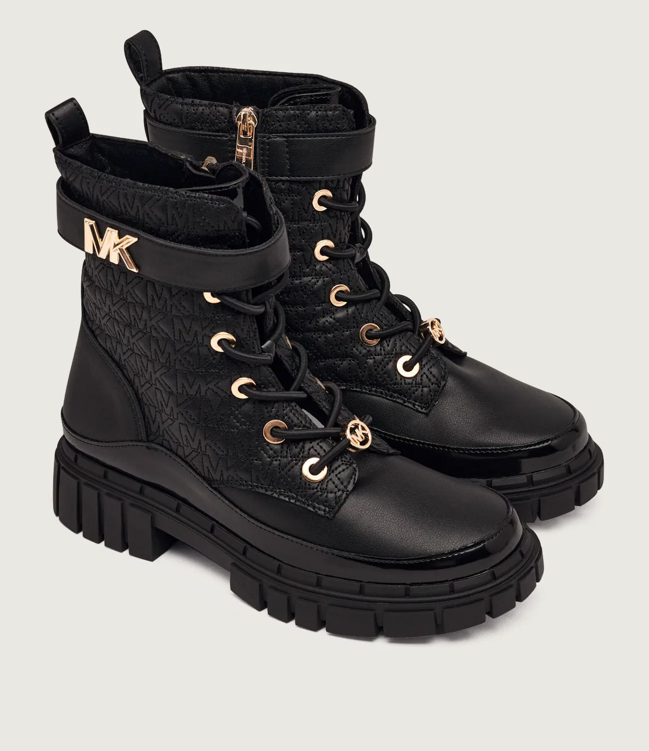 Ботильоны Blake MK Michael Kors Kids, черный — фото 3