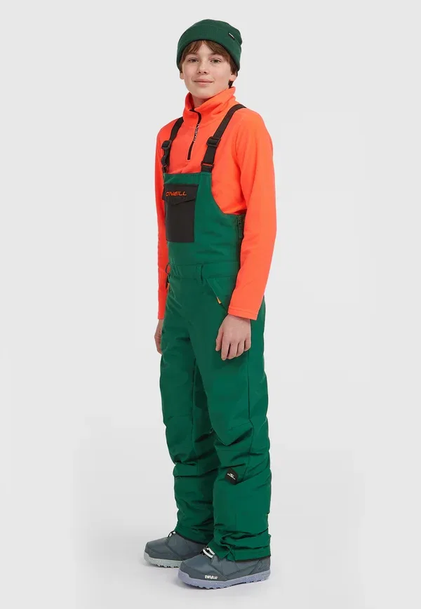 Сноубордические брюки с регулируемым поясом Fwc'Cruz bib O'Neill, Emerald Envy Colour Block, изумрудный — фото 2