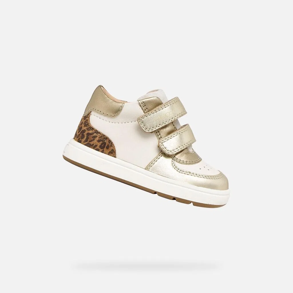 Детские кроссовки Geox Biglia, Creamfarben Gold