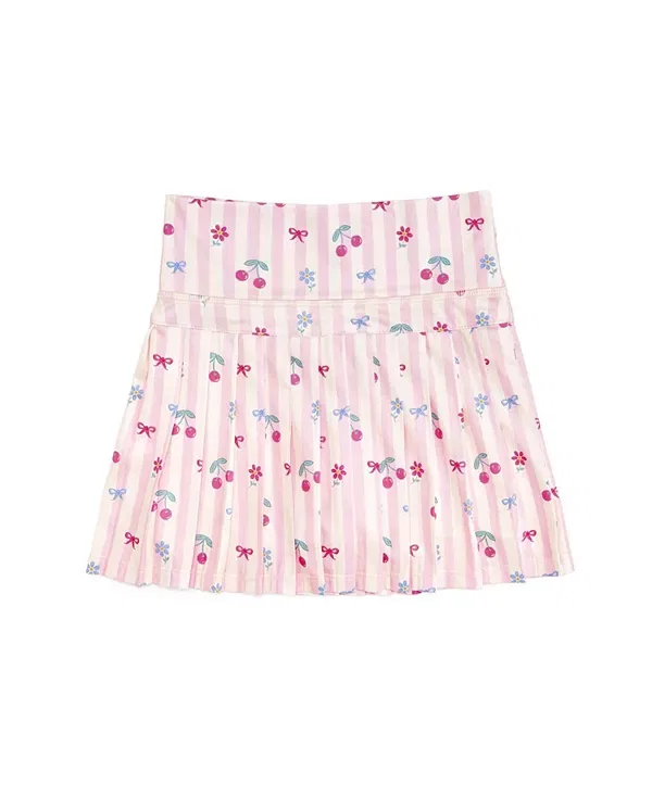 Детская юбка-шорты с принтом Cherry Bow Athletic Skort Sweet Wink, Light Pink