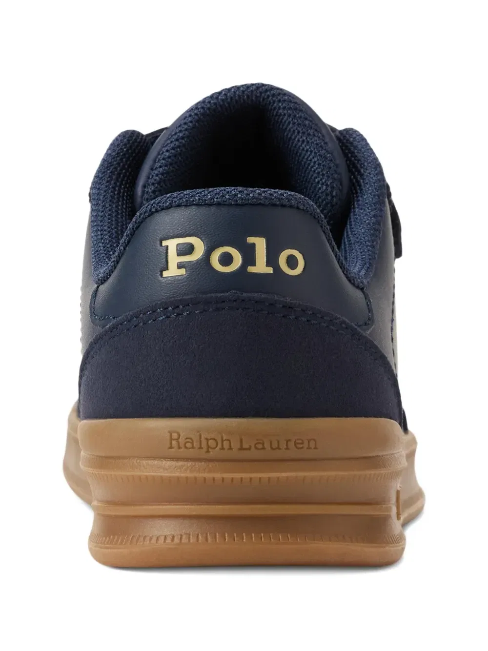Кроссовки с застежкой на крючок Polo Ralph Lauren Kids, синий — фото 4
