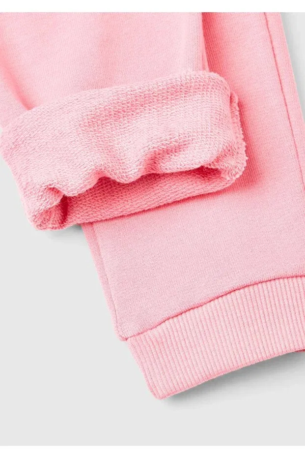 Детские спортивные штаны для девочек с принтом United Colors Of Benetton, Pink — фото 2