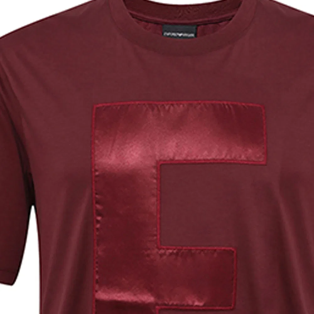 Мужская футболка с круглым вырезом Emporio Armani, Red — фото 4