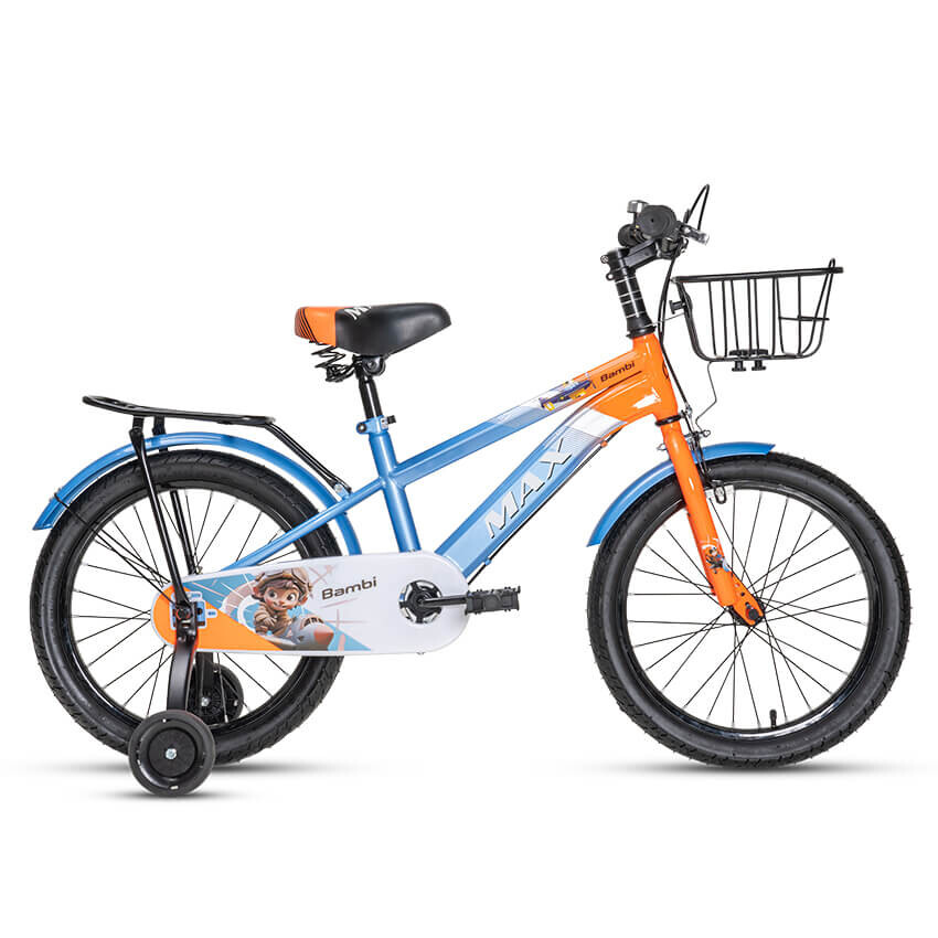 

Велосипед детский MAX BIKE Bambi 18", оранжевый/голубой