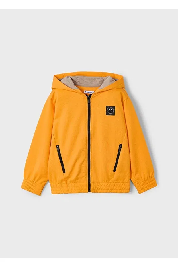 Детский спортивный комплект для мальчиков с капюшоном Sportswear Mayoral, Orange — фото 3