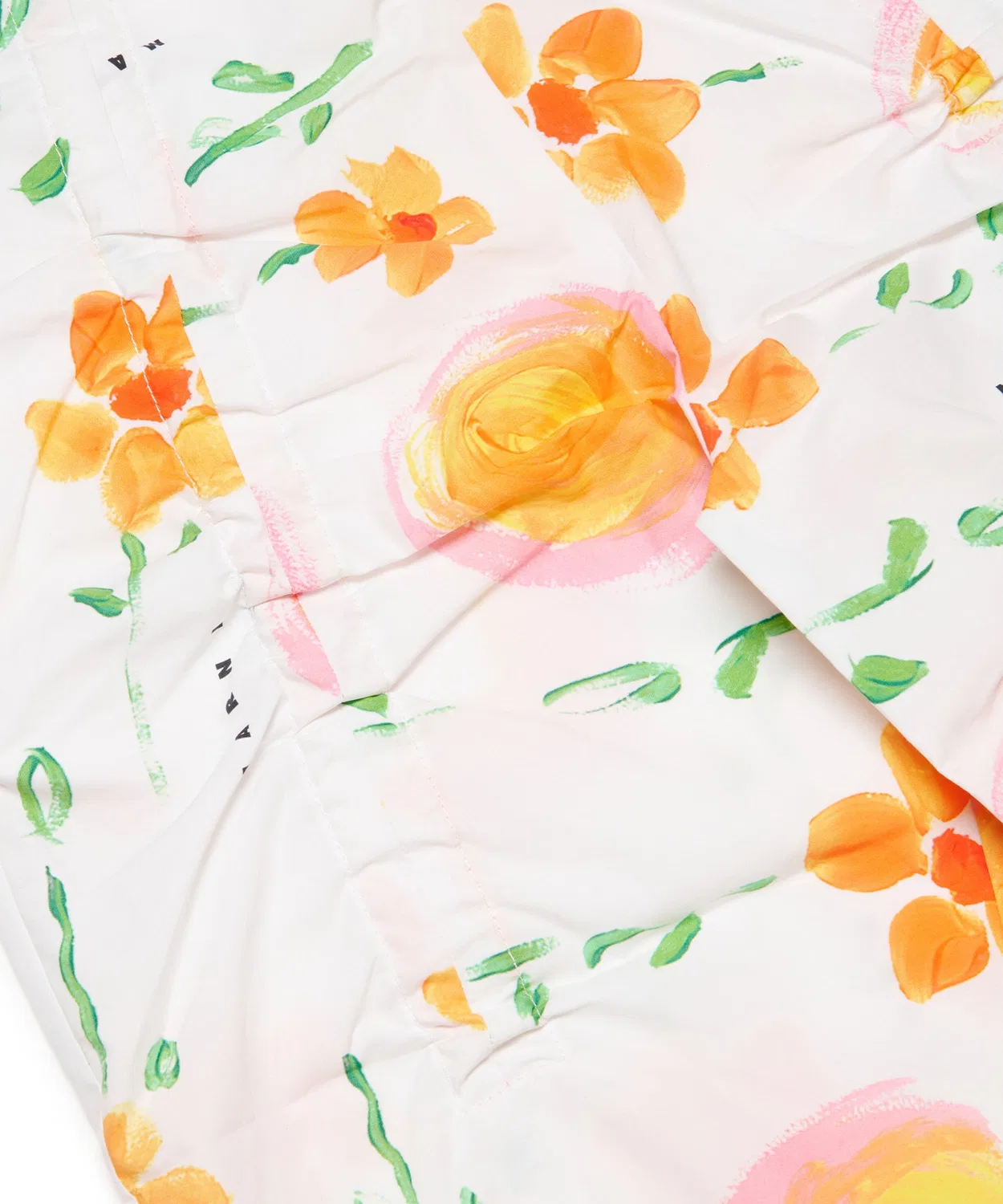 Детские шорты с цветочным принтом MARNI Kids & Junior, White — фото 3