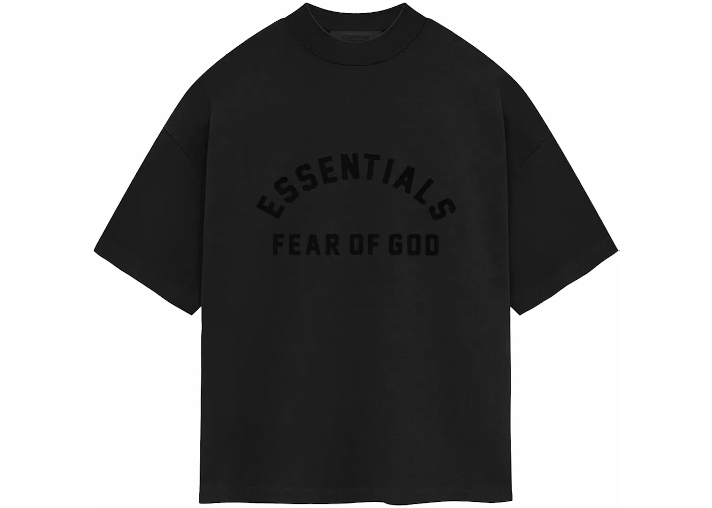 Мужская футболка с круглым вырезом из плотного джерси Tee Fear of God, Jet Black