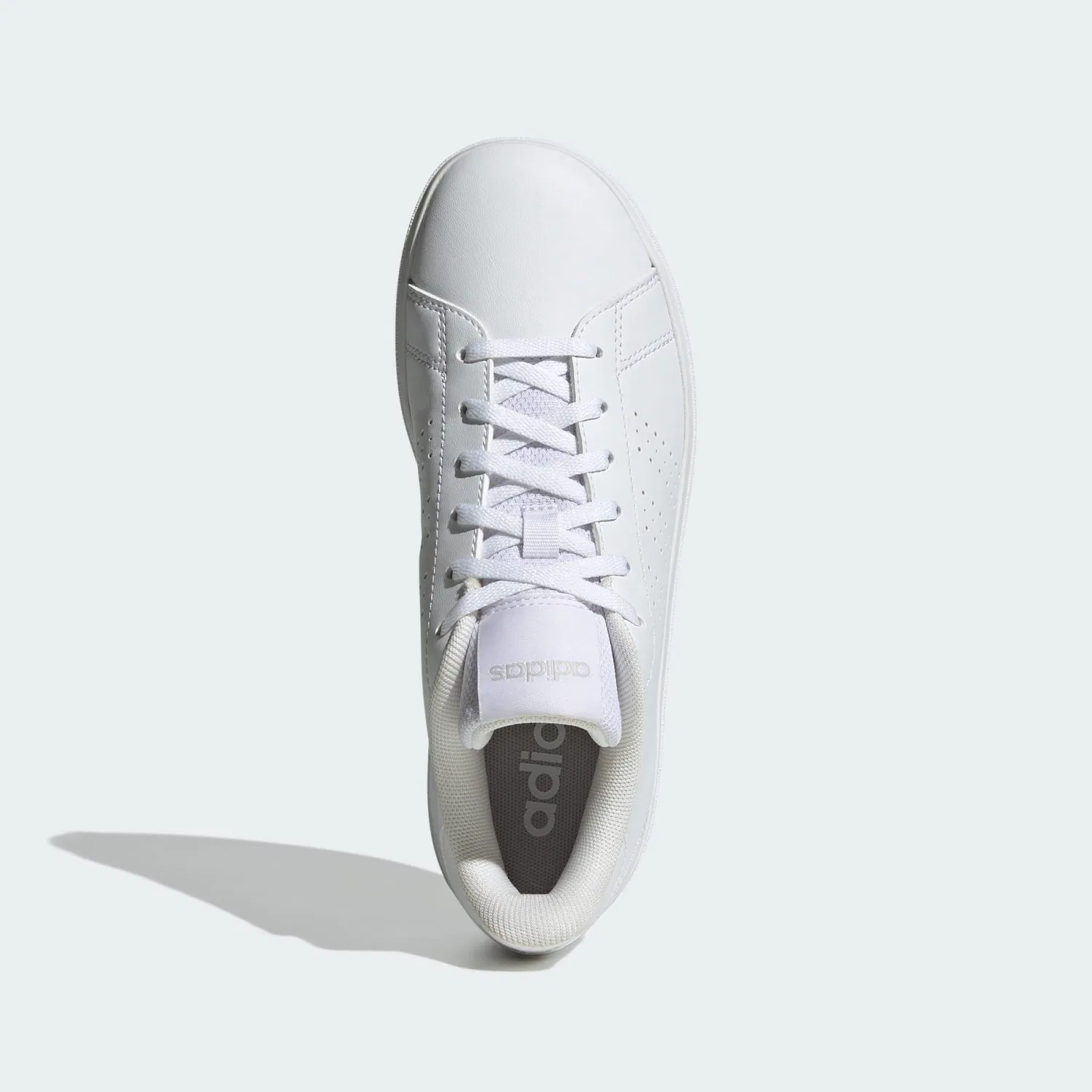 Детские кроссовки с принтом Advantage Base 2.0 Adidas, Weiß Grau — фото 2