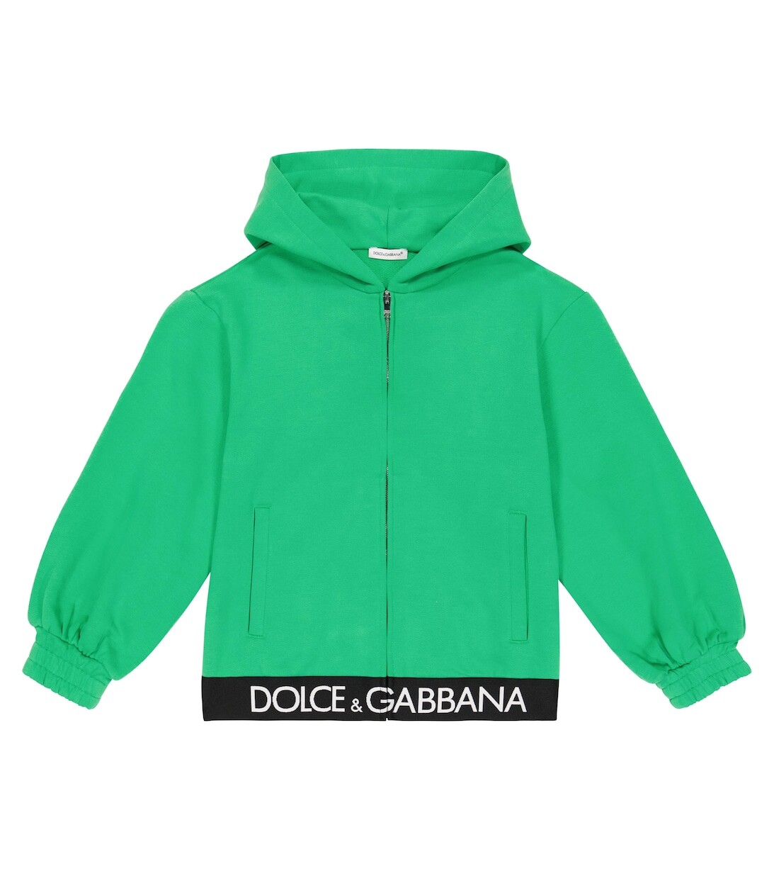 

Хлопковая толстовка Dolce&Gabbana, зеленый
