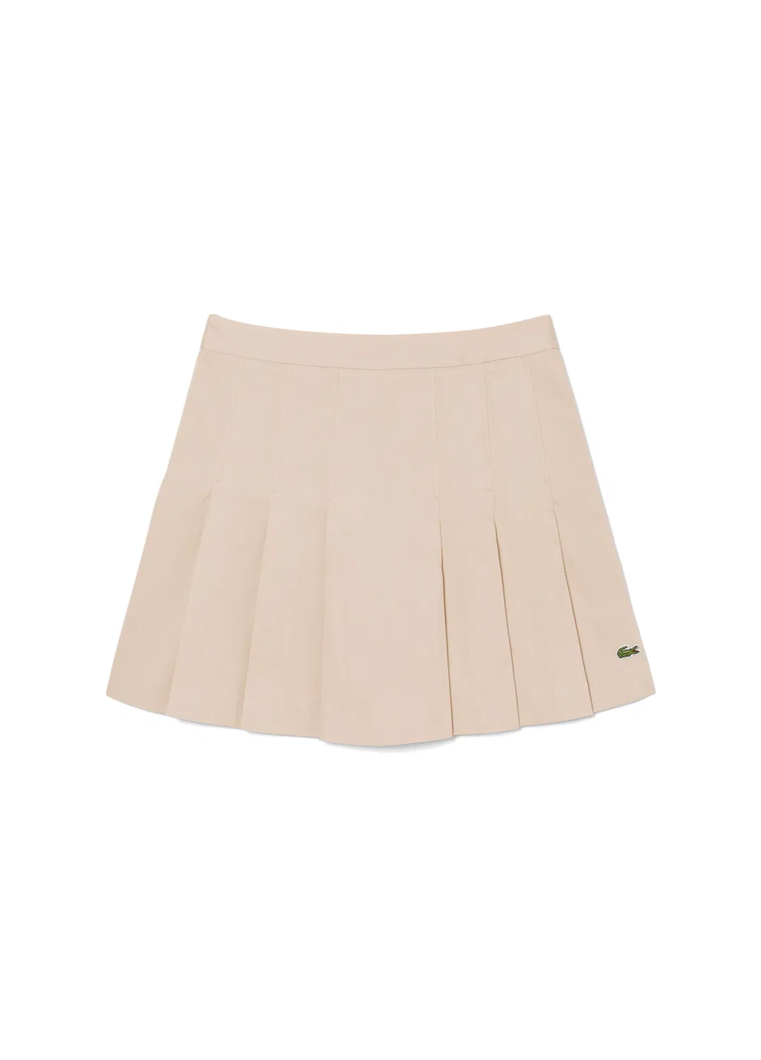 Мини-юбка Lacoste Flare Fit, бежевый