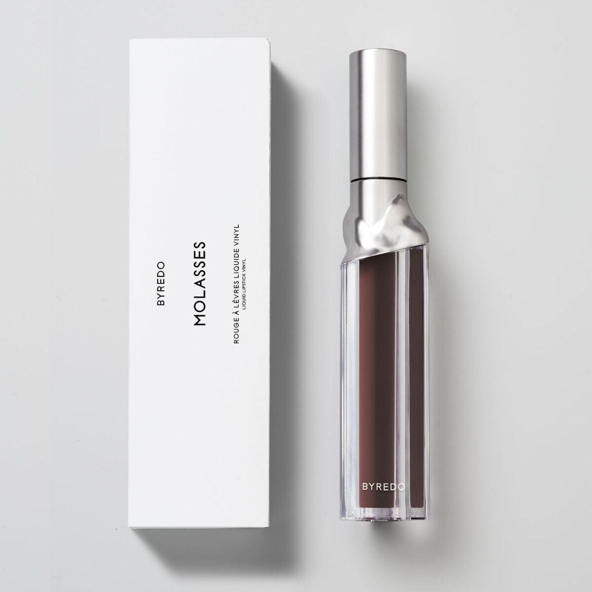 Жидкая помада для губ Byredo Vinyl Molasses, 4 мл, розово-коричневый — фото 2