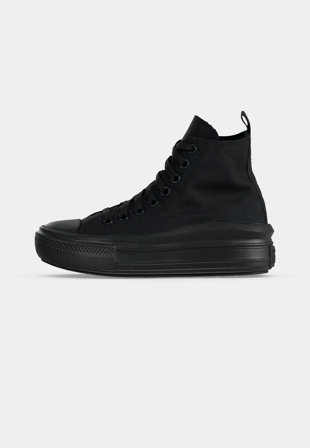 Кроссовки унисекс Chuck Taylor All Star Move - высокие кроссовки Converse, Black/Dark Smoke Grey — фото 2