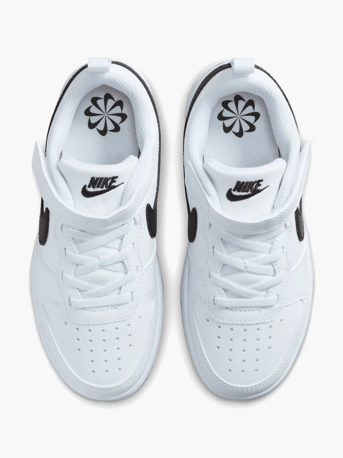 Детские полуботинки на липучке Nike, белый — фото 4