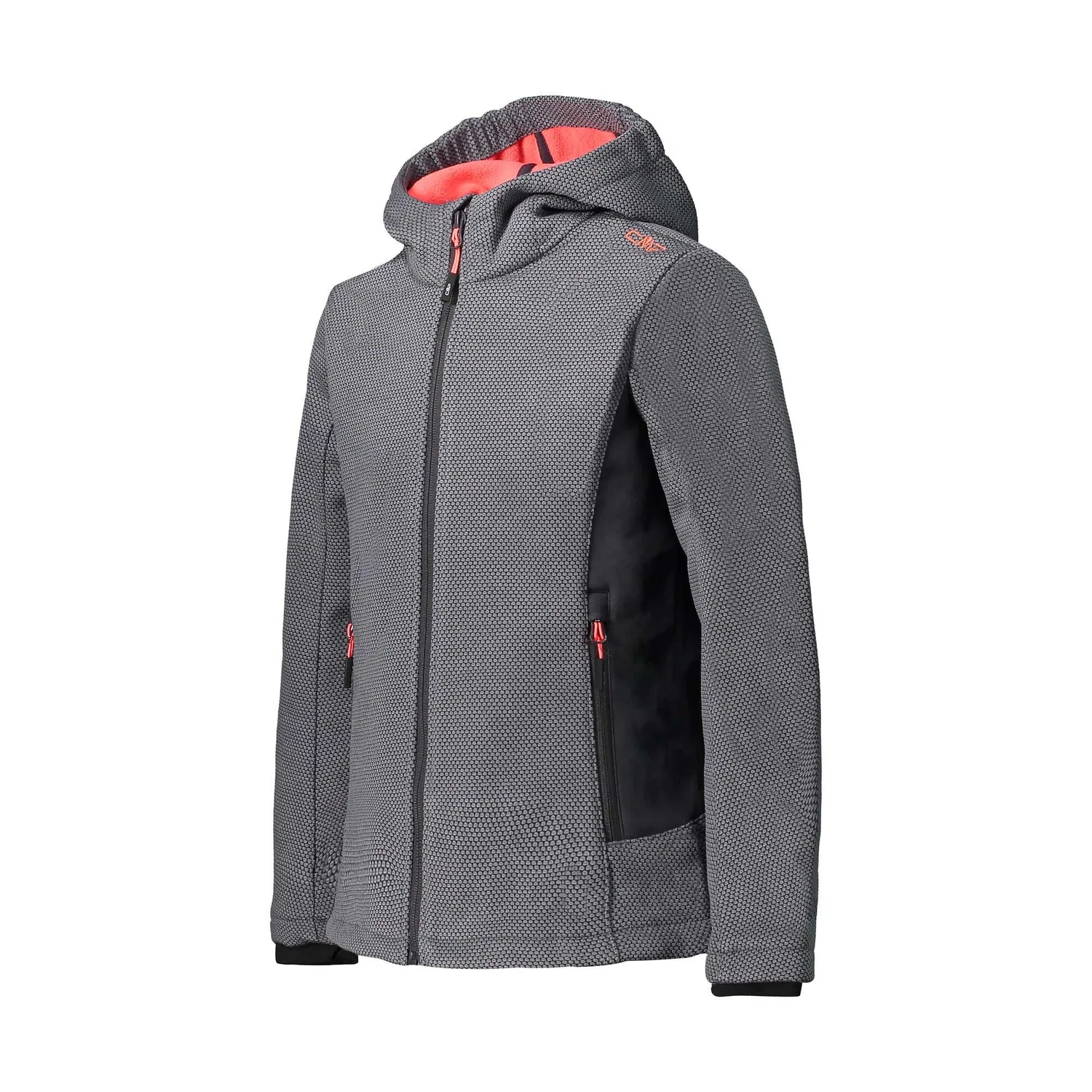 Детская ветрозащитная куртка Girl Jacket Fix Hood Cmp, Grau — фото 3