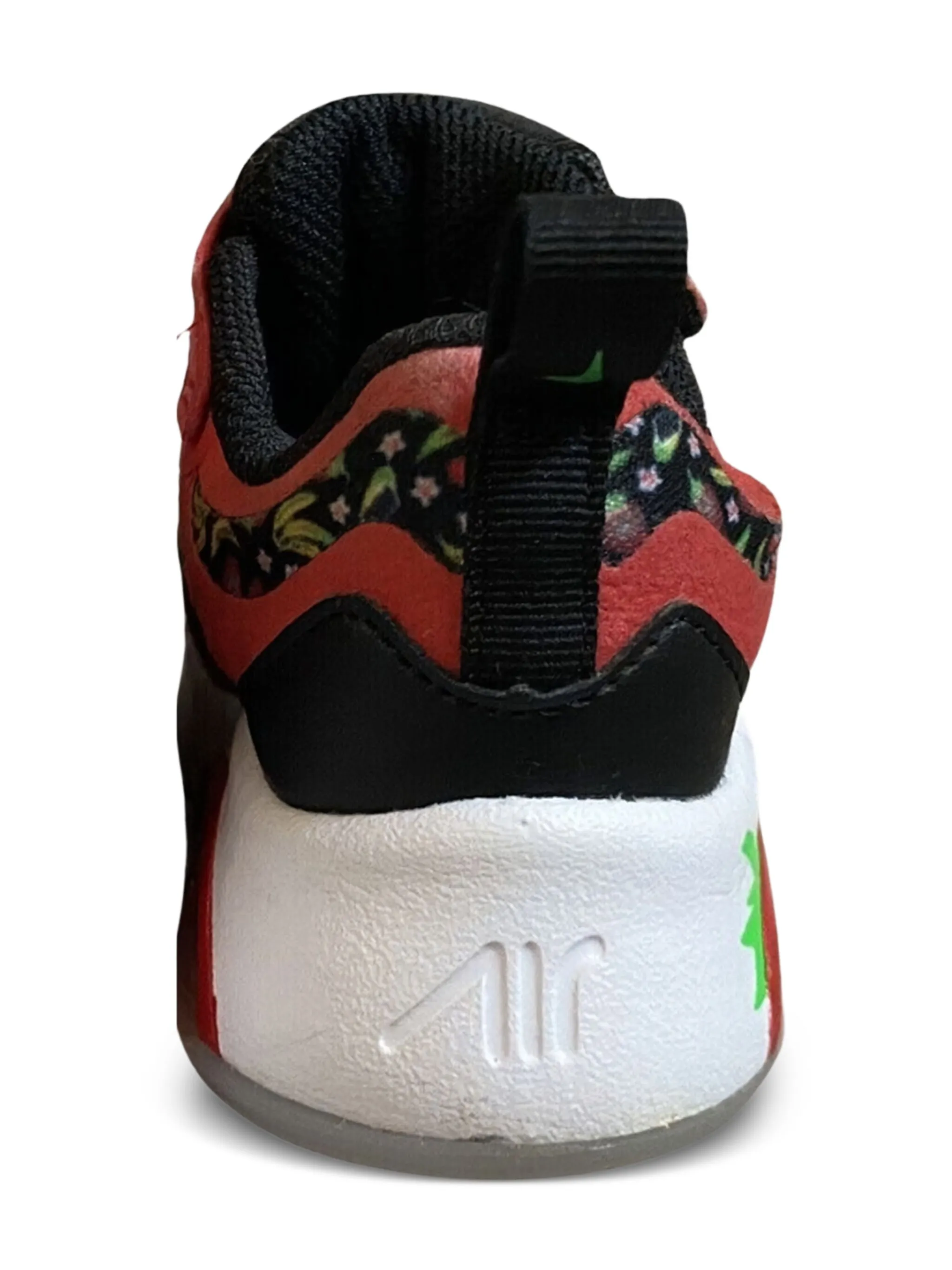 Кроссовки Air Max 200 University Red/Green Spark Nike Kids, красный — фото 2