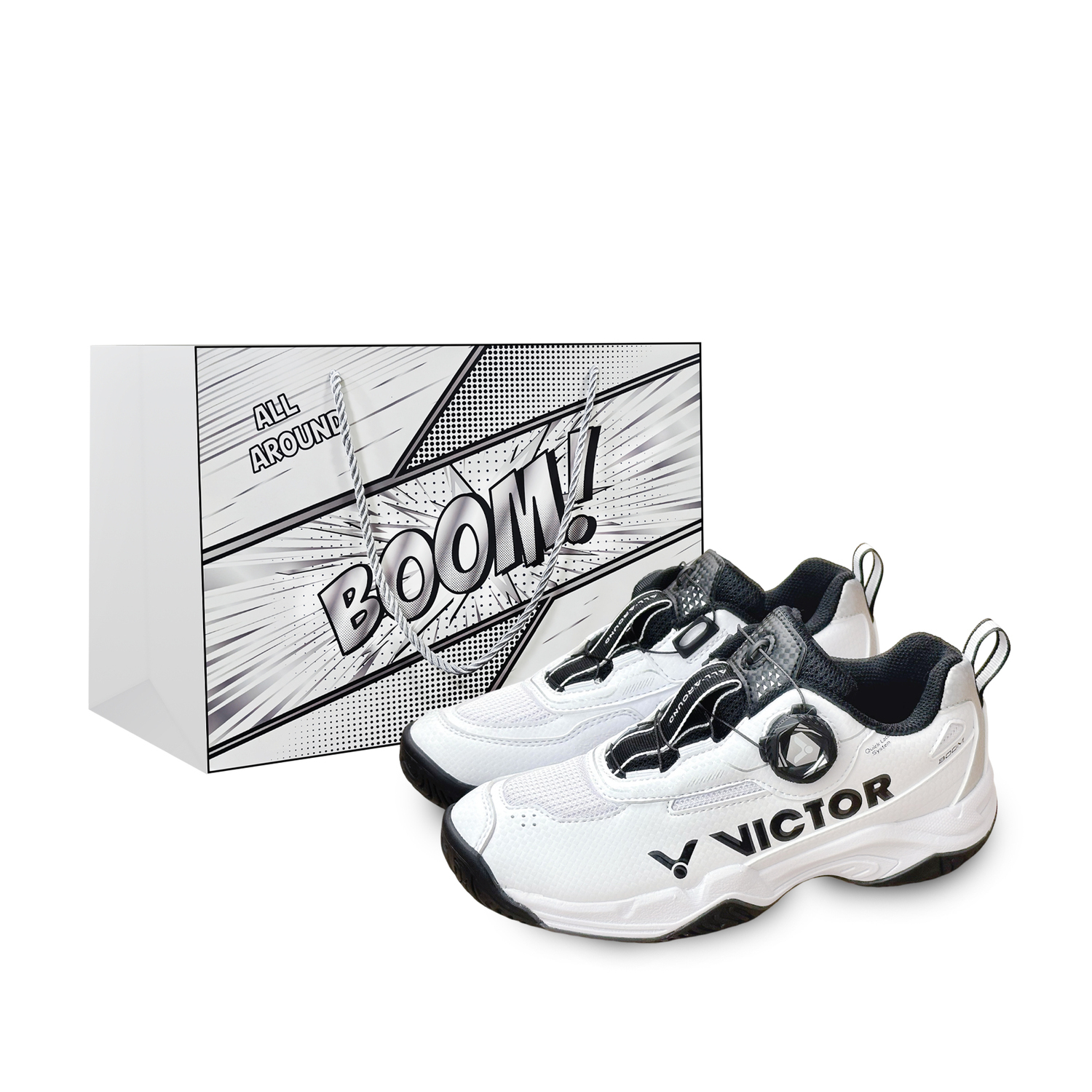 

Victor Износостойкие дышащие низкие кроссовки для бадминтона Unisex Black