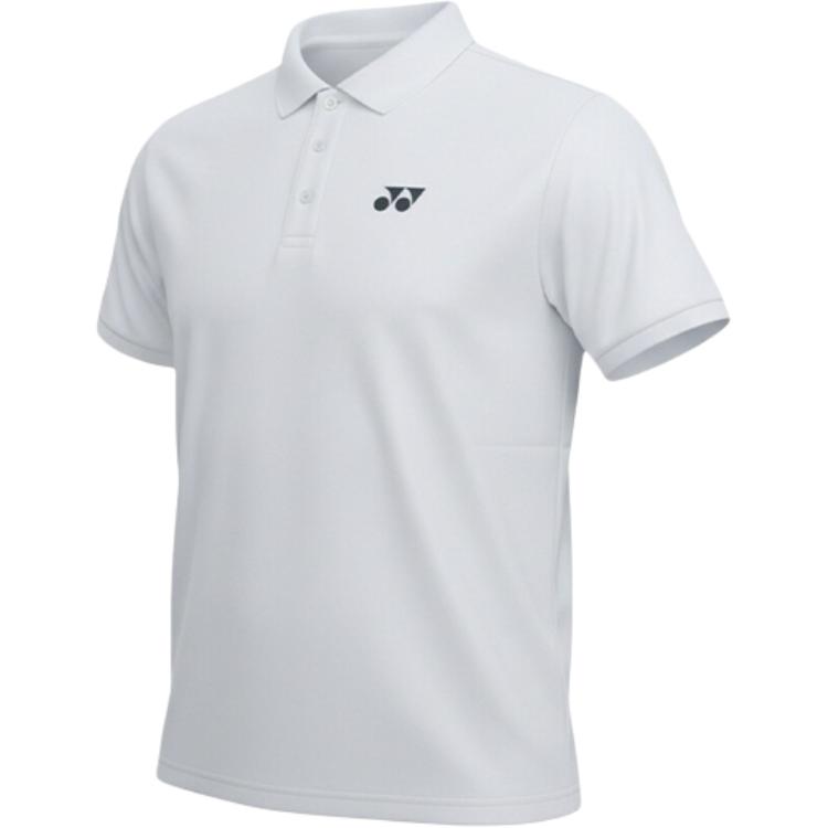 

Футболка для бадминтона Unisex Polo Collar Moderate YONEX, белый