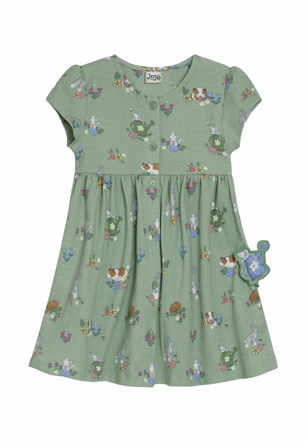 

Платье из джерси REGULAR FIT BUTTON THROUGH JoJo Maman Bébé, зеленый