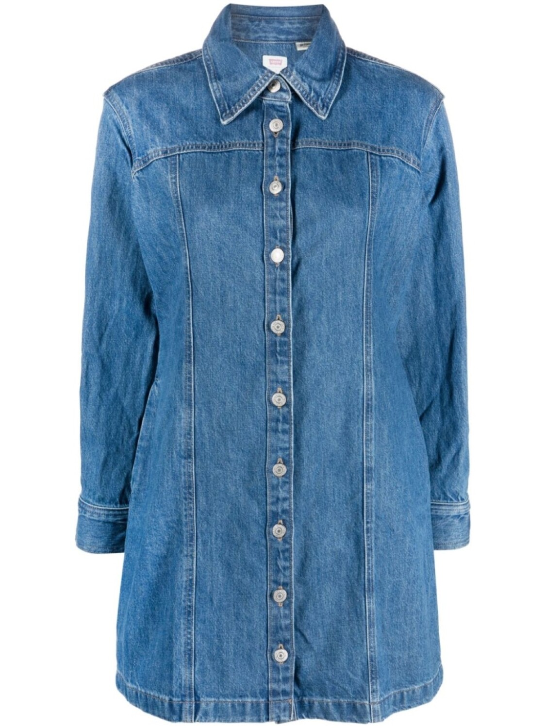 

Levi's платье мини с длинными рукавами, синий