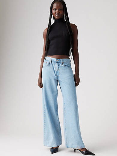 

Женские мешковатые прямые джинсы XL Levi's, цвет I Will - Medium Wash