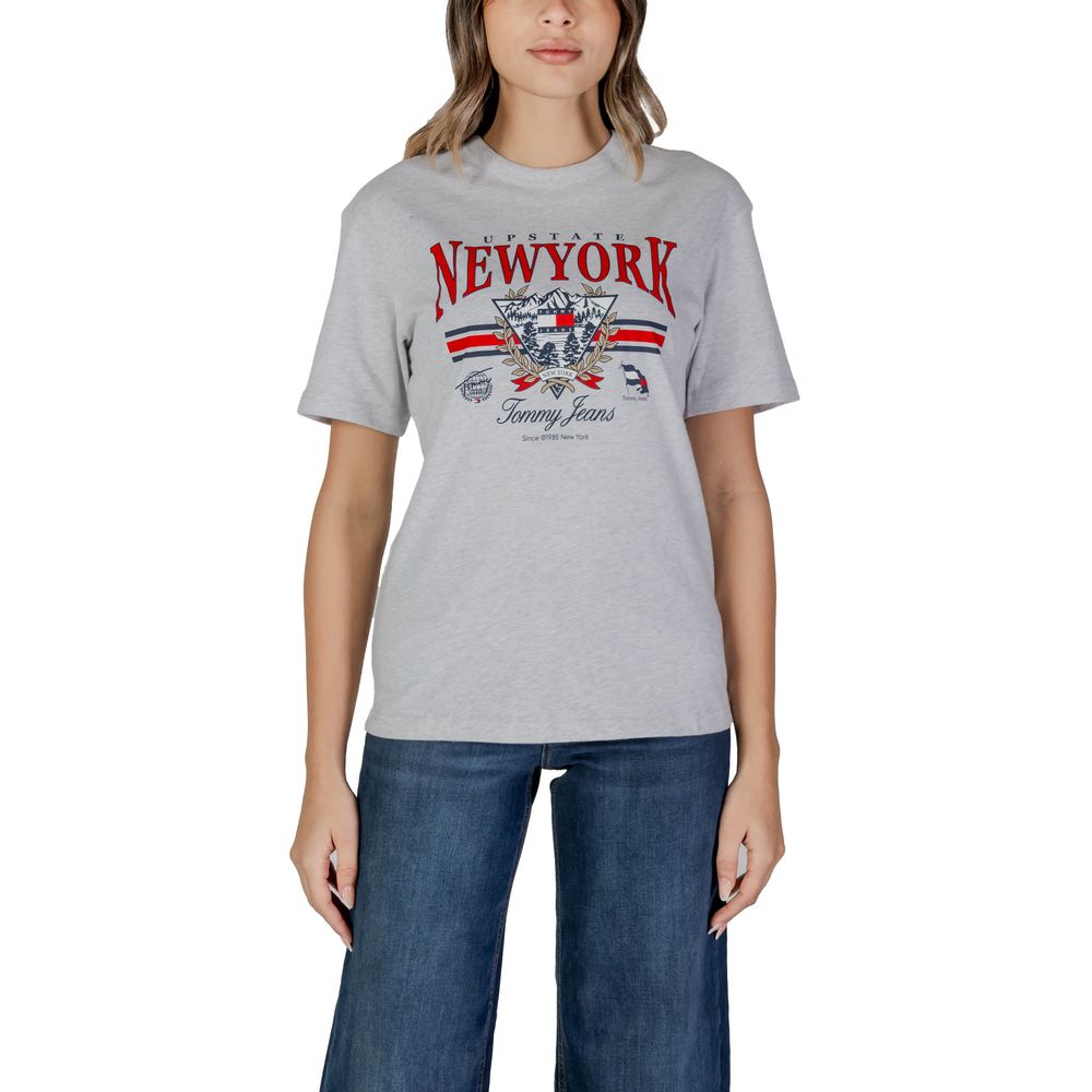 

Серые хлопковые топ и футболка Tommy Jeans