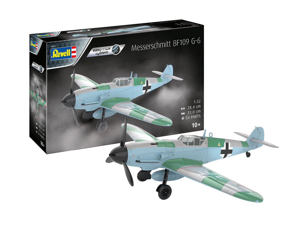 

Revell 1:32 Мессершмитт Bf109G-6 03653 Easy Click Inna marka