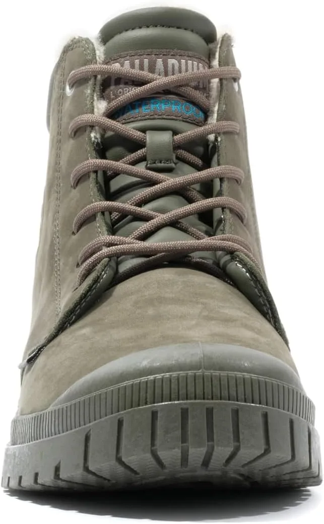 Ботинки унисекс Palladium Sp20 Cuff LTH Wp Wl, зеленый — фото 2