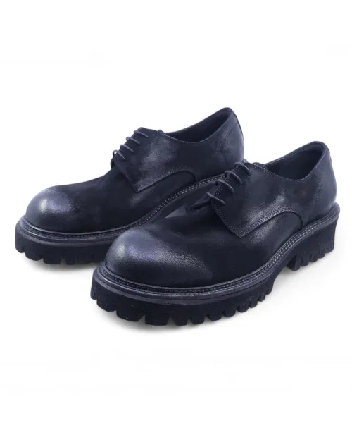 Мужские туфли YASE 6.5cm Feather Command Sole Suede Derby — фото 4