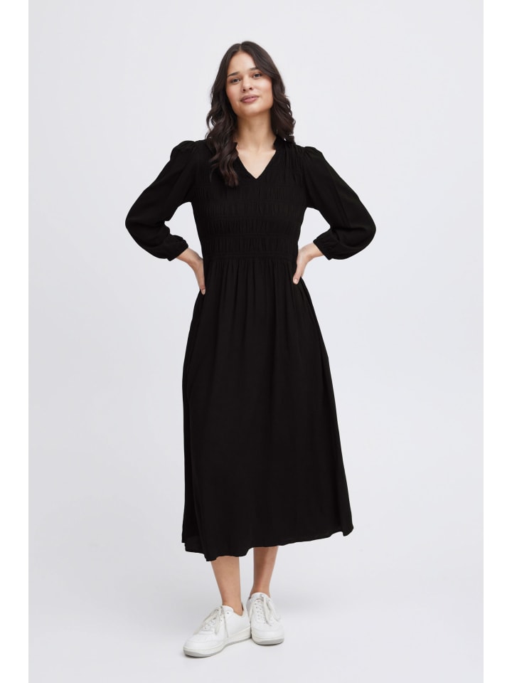 

Короткое платье Fransa Maxikleid FRLALU DR 1 20613512 Modernes Maxikleid mit Einsätzen, черный