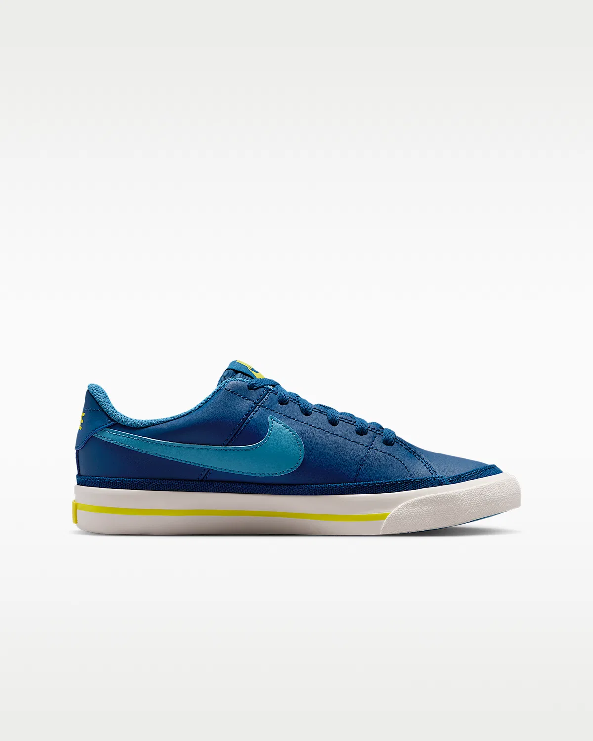 Детские кроссовки Nike Court Legacy, Court Blue/Sonic Yellow/Phantom/Dutch Blue — фото 3
