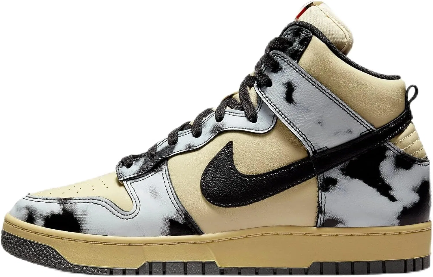 Кроссовки высокие Nike Lemon Drop/Black, 2021